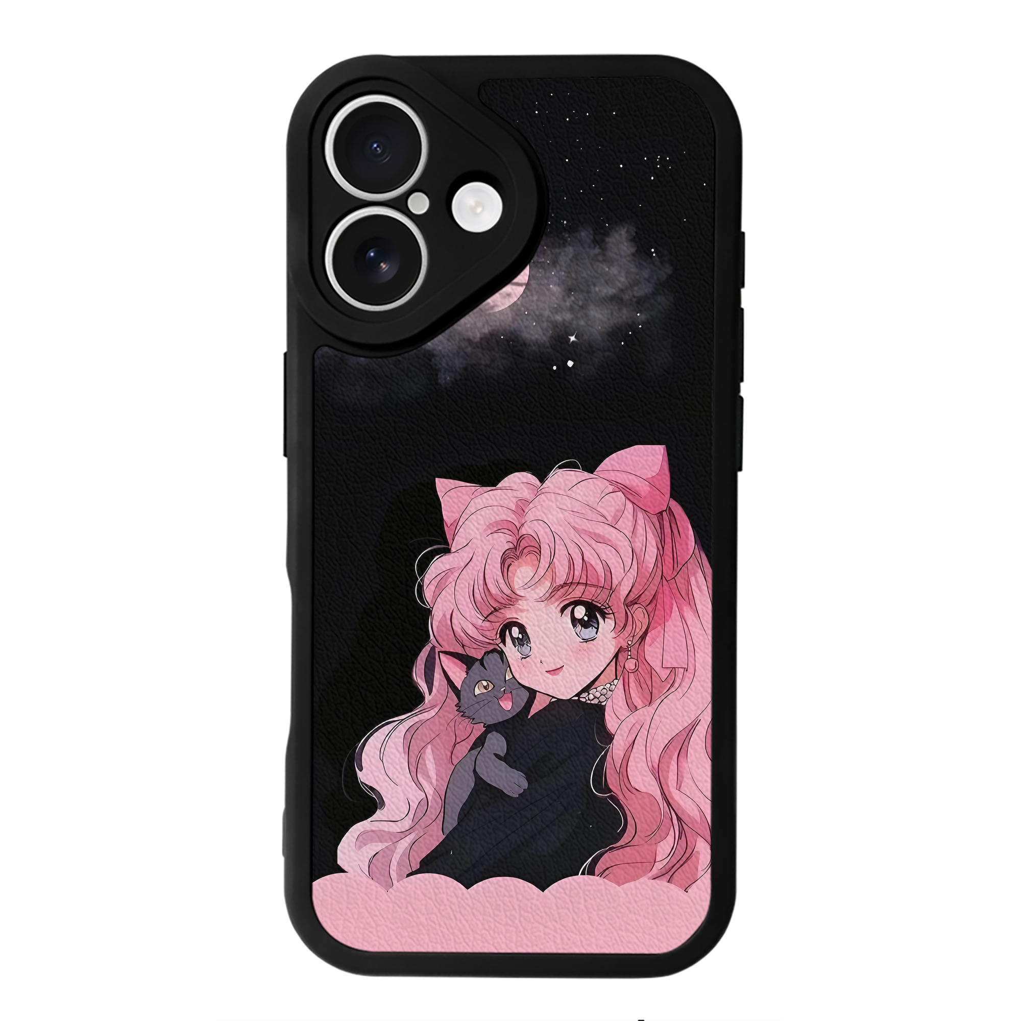 （画像用） 美少女戦士セーラームーン Sailor Moon 【iPhone 16シリーズ対応】シリコンスマホケース（レザー調） 材質：シリコン